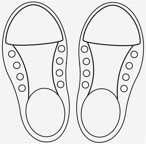 Printable Shoes Template